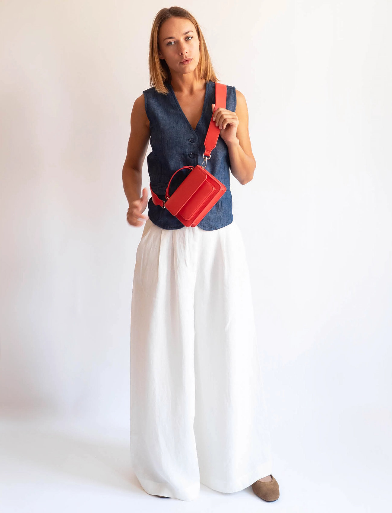 HVISK Renei Soft Structure, One Size, Red, Tasker > Crossbody-Tasker, Dame