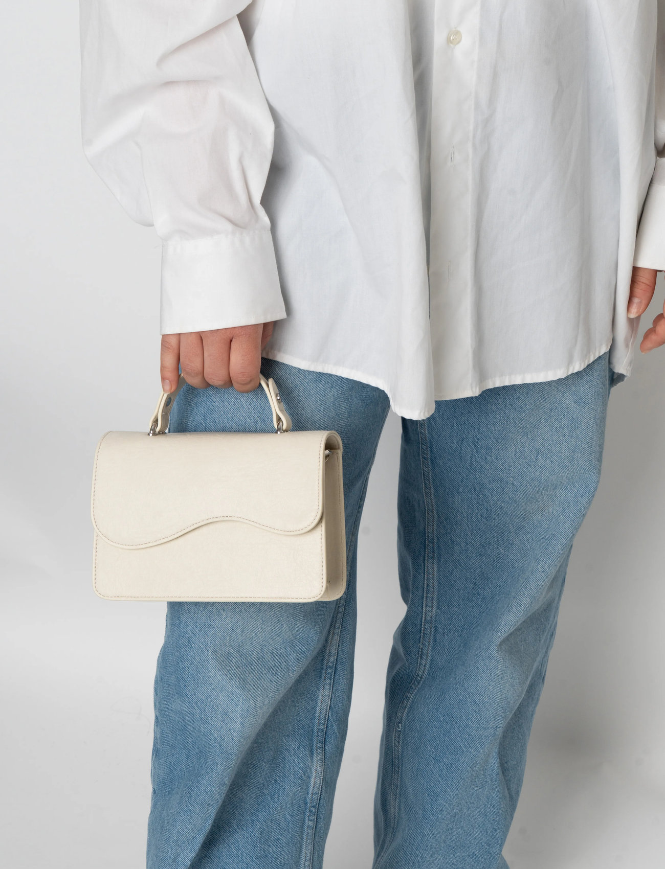HVISK Crane Soft Structure, One Size, Cream, Tasker > Crossbody-Tasker, Dame