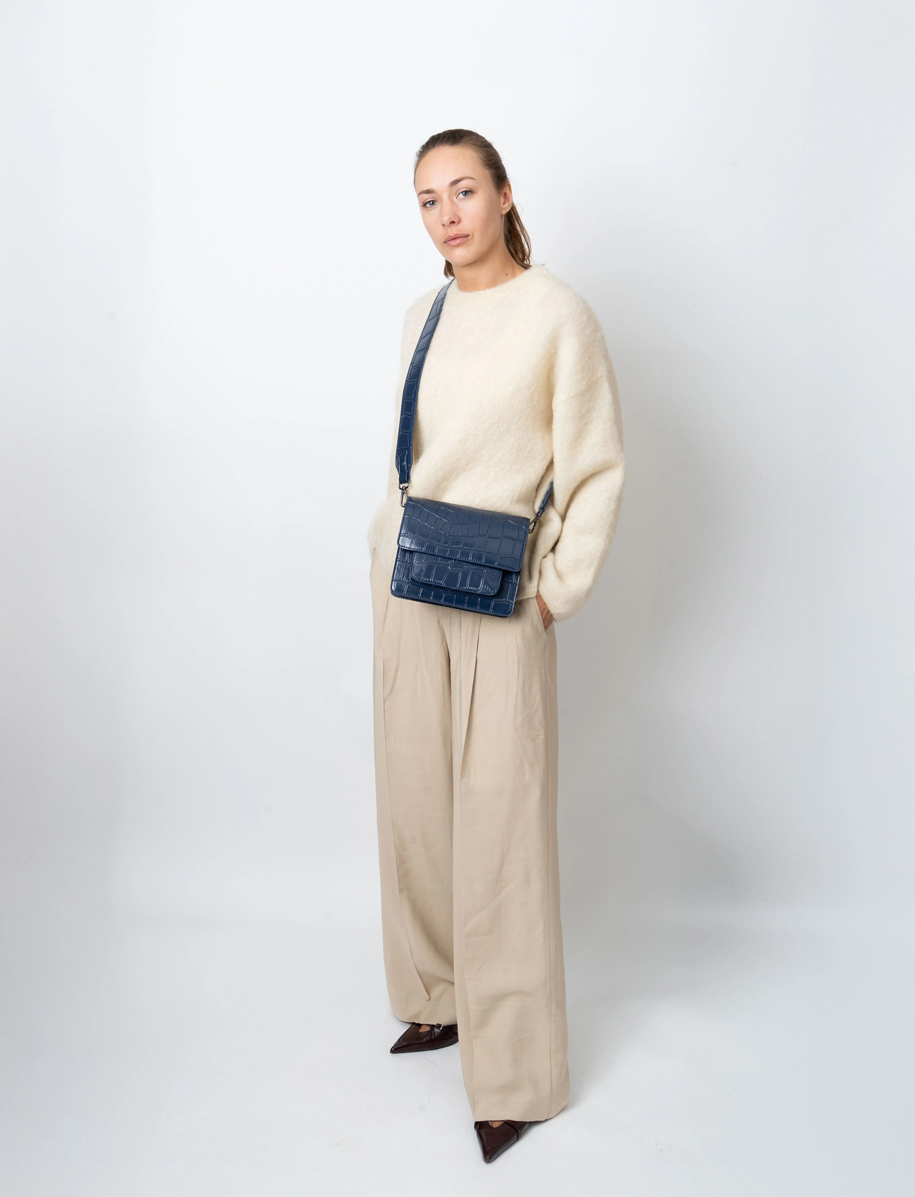 HVISK Cayman Pocket Trace, One Size, Navy, Tasker > Crossbody-Tasker, Dame