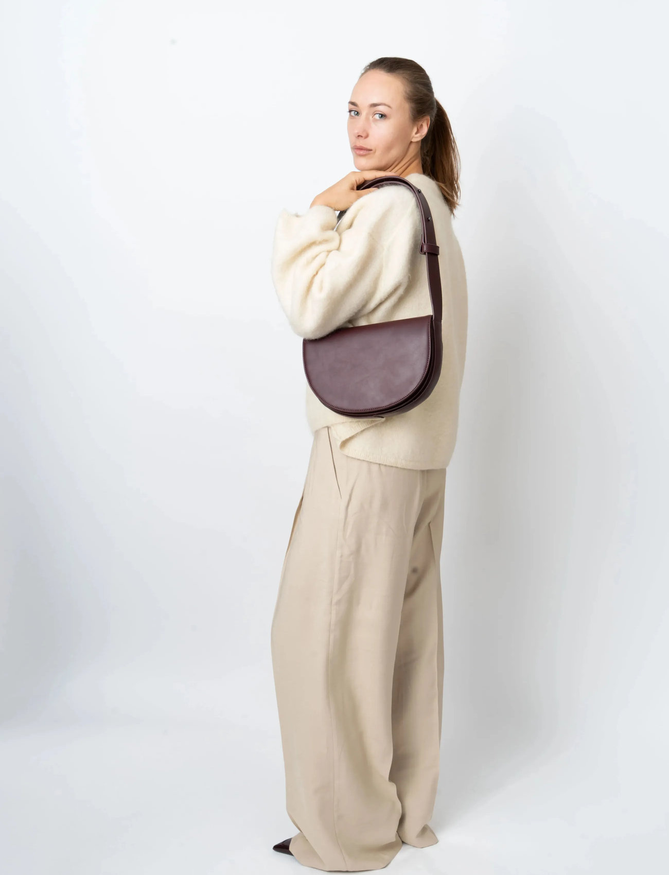 HVISK Cliff Soft Structure, One Size, Brown, Tasker > Crossbody-Tasker, Dame