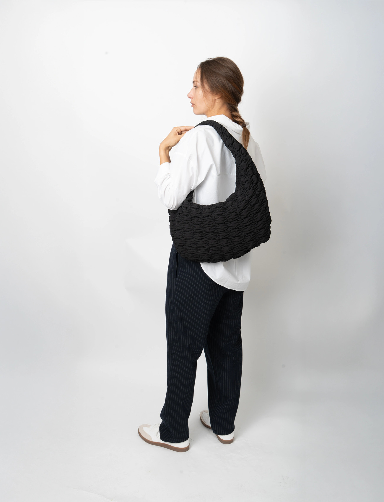 HVISK Haze Matte Twill Quilt, One Size, Black, Tasker > Totes, Dame