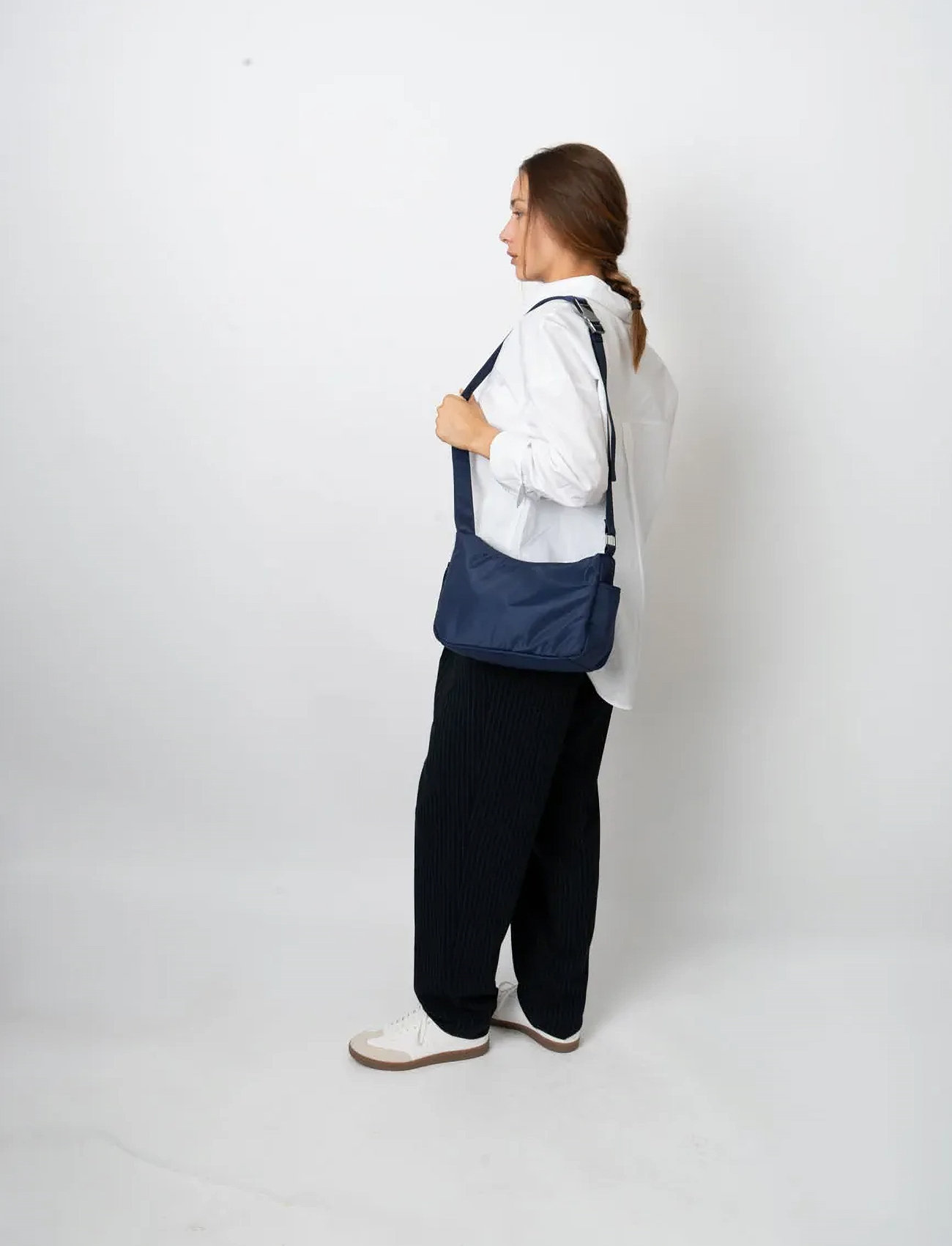 HVISK Tracy Matte Twill, One Size, Blue, Tasker > Crossbody-Tasker, Dame