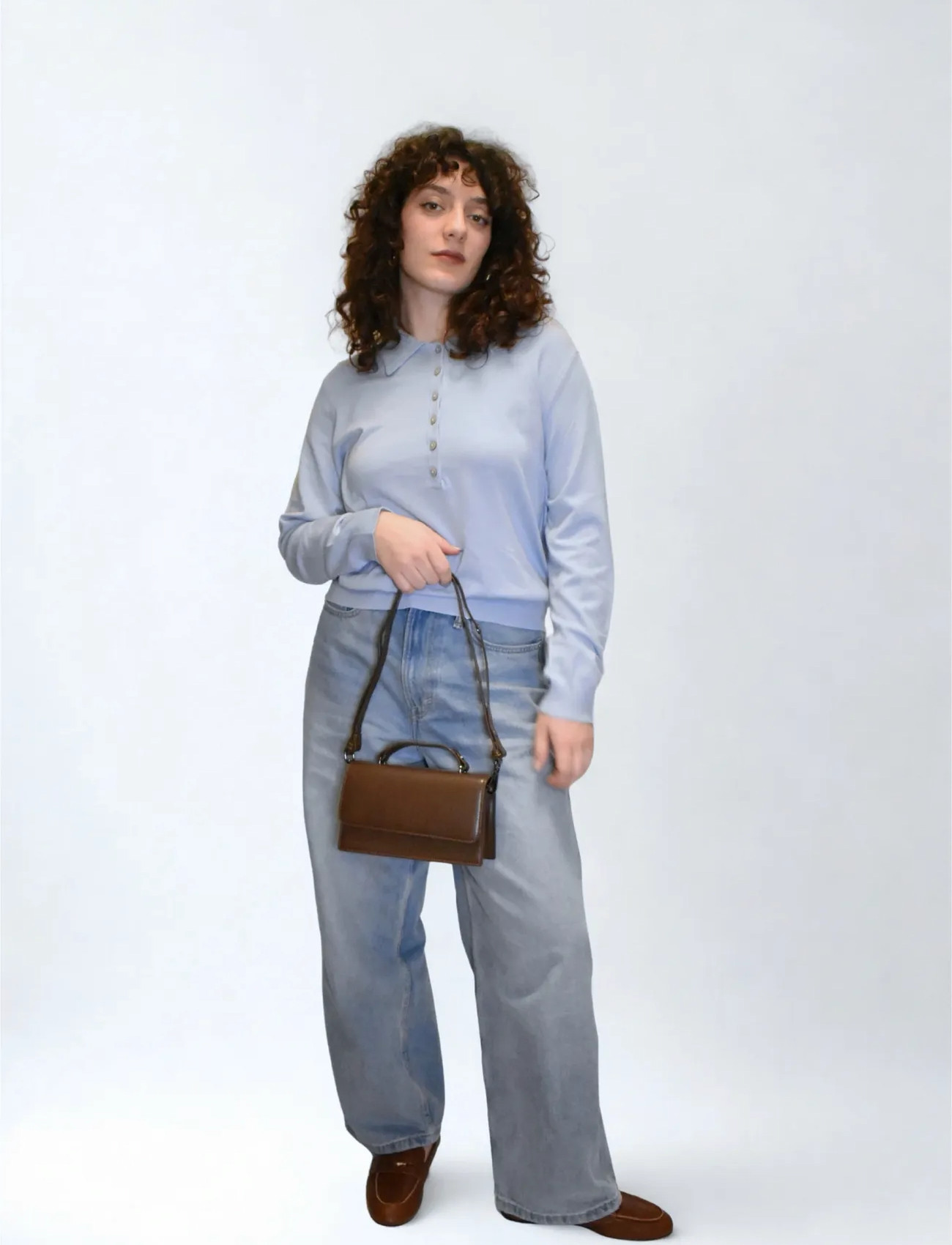 HVISK Aria Glossy Structure, One Size, Brown, Tasker > Tasker Med Tophåndtag, Dame