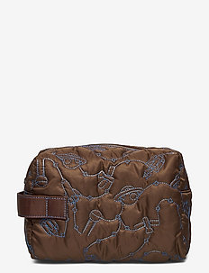 AVER SPACE TWILL - trousses de toilette - toffee brown