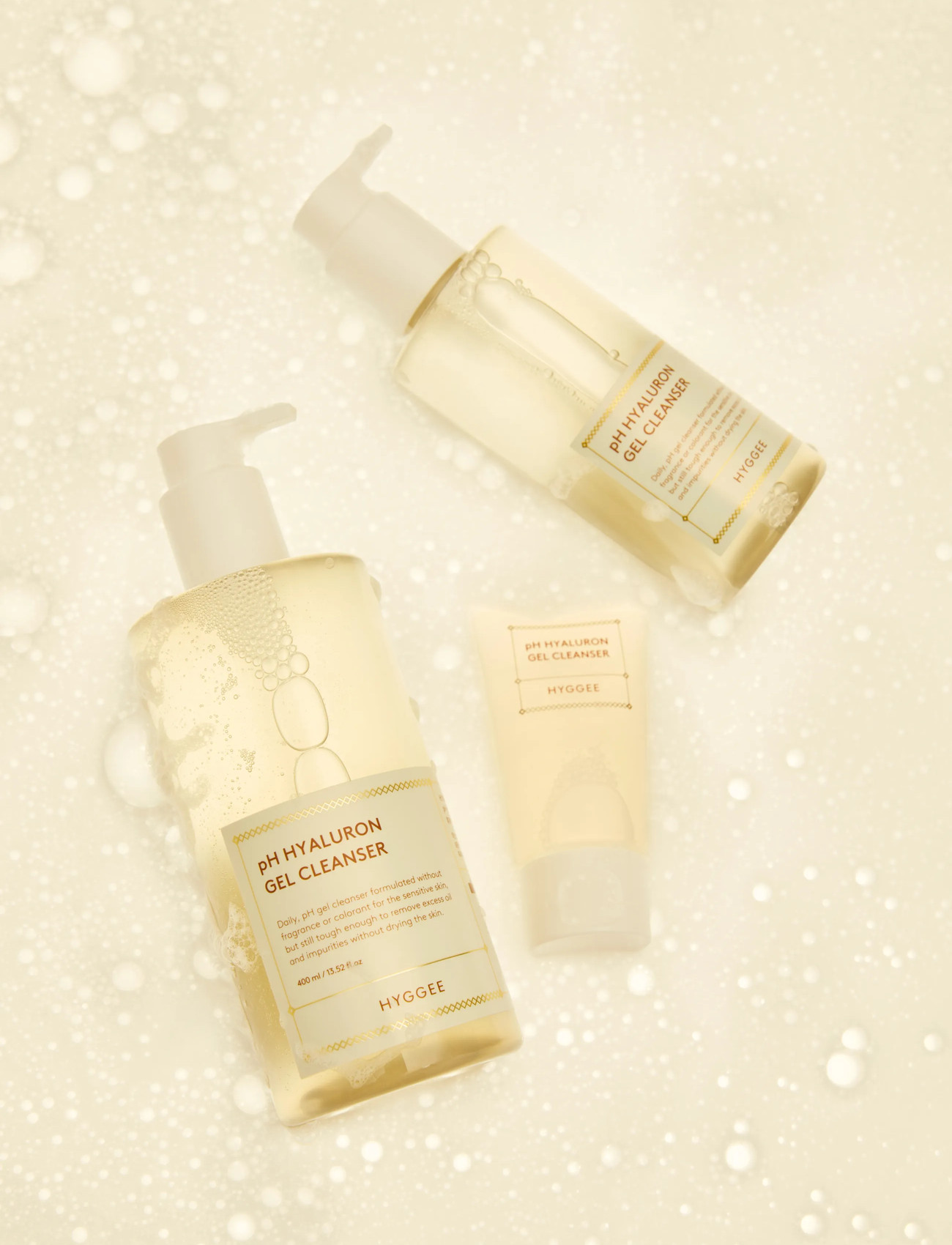 Hyggee Ph Hyaluron Gel Cleanser, 50 ml, Nude, Rengøringsmidler > Ansigtsvask Og Rengøringsmidler, Dame