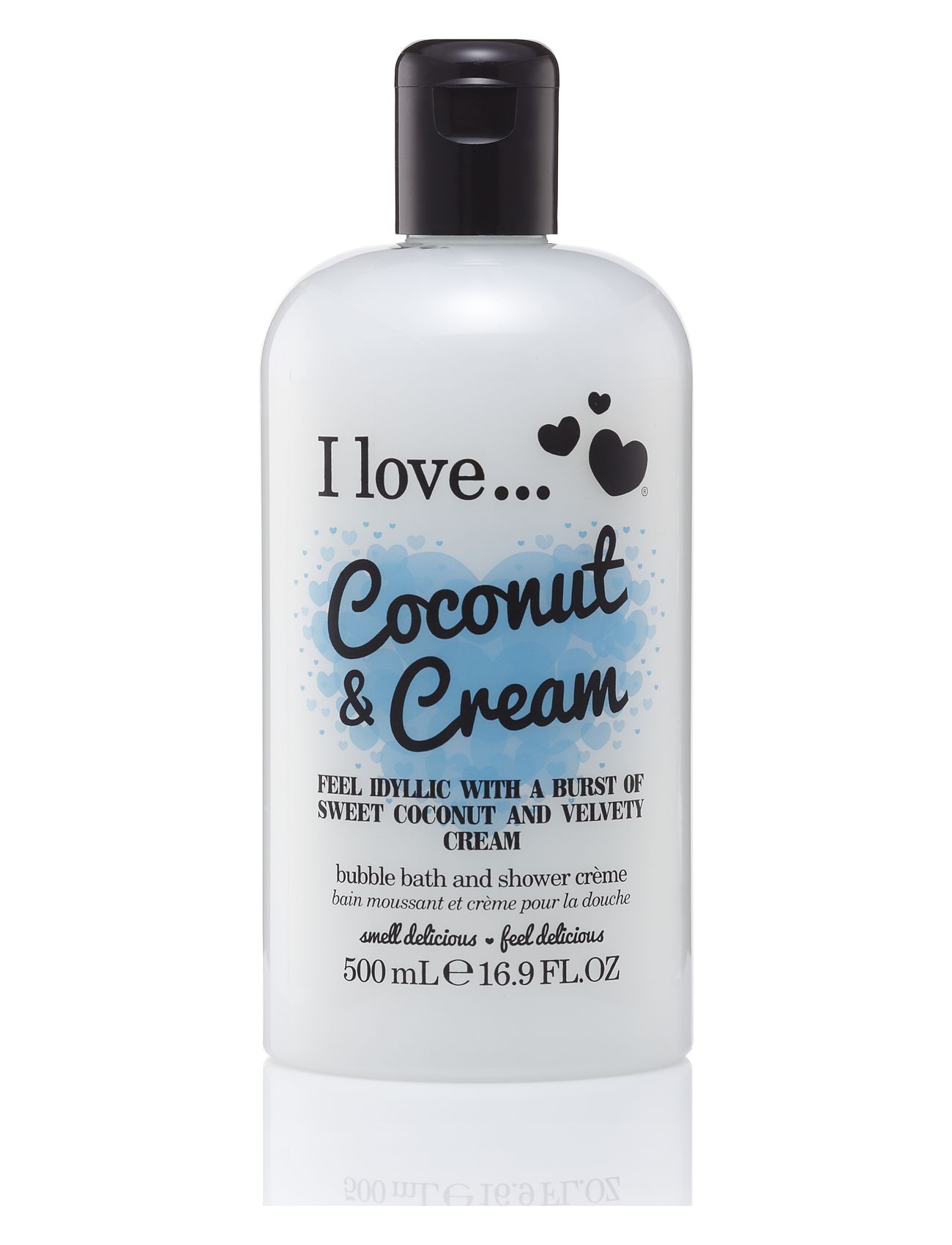 I Love Bath Shower Coconut Cream 500Ml Shower Gel Badesæbe Nude I LOVE