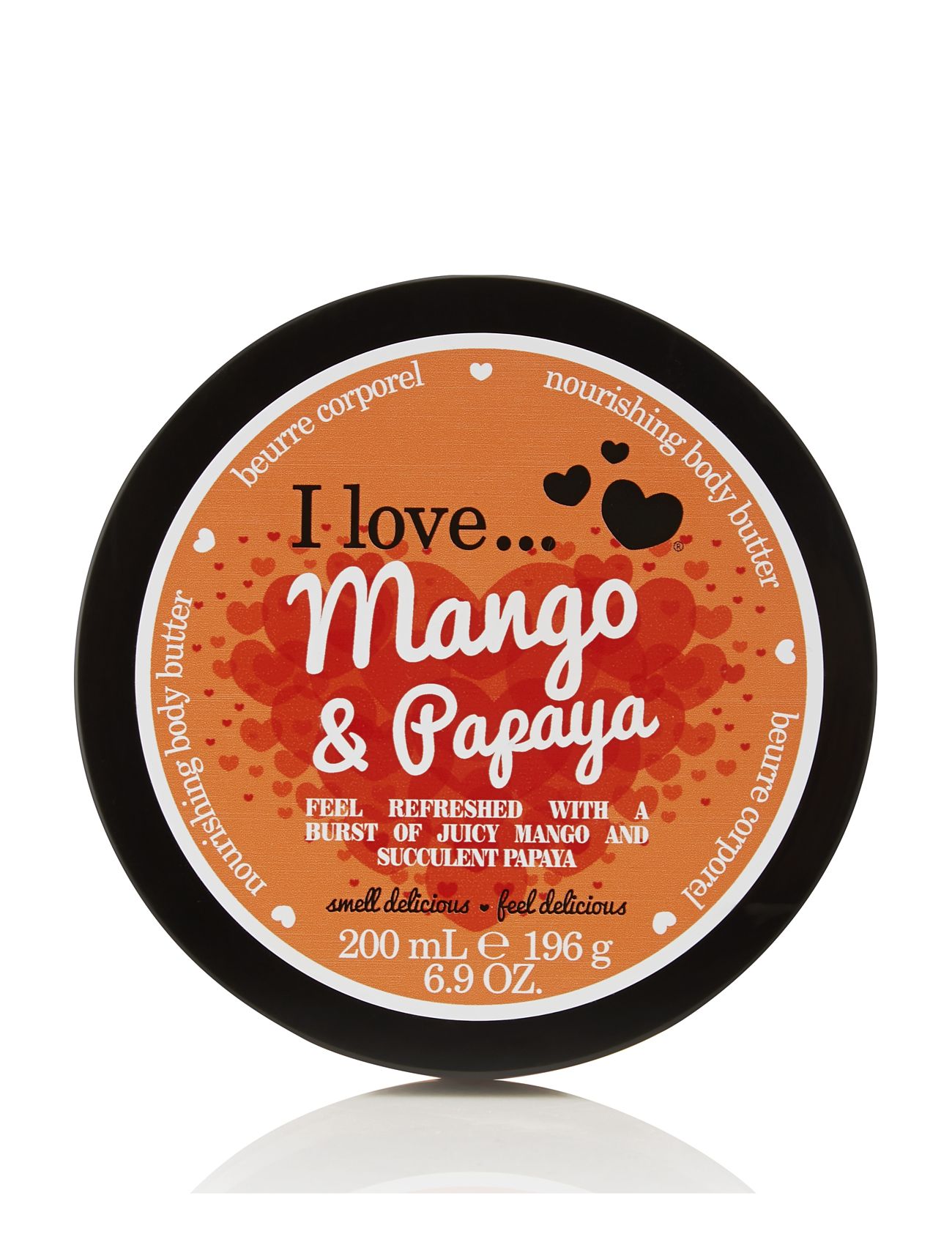 I Love Body Butter Mango Papaya Beauty Women Skin Care Body Body Butter Nude I LOVE