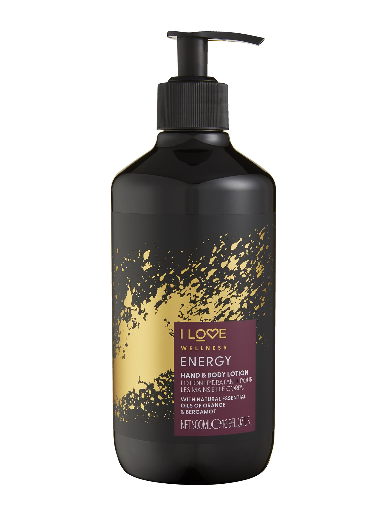 I LOVE I Love Wellness Hand & Body Lotion Energy Orange & Bergamot 500ml, 500 ml, Nude, Håndpleje > Håndcreme, Dame