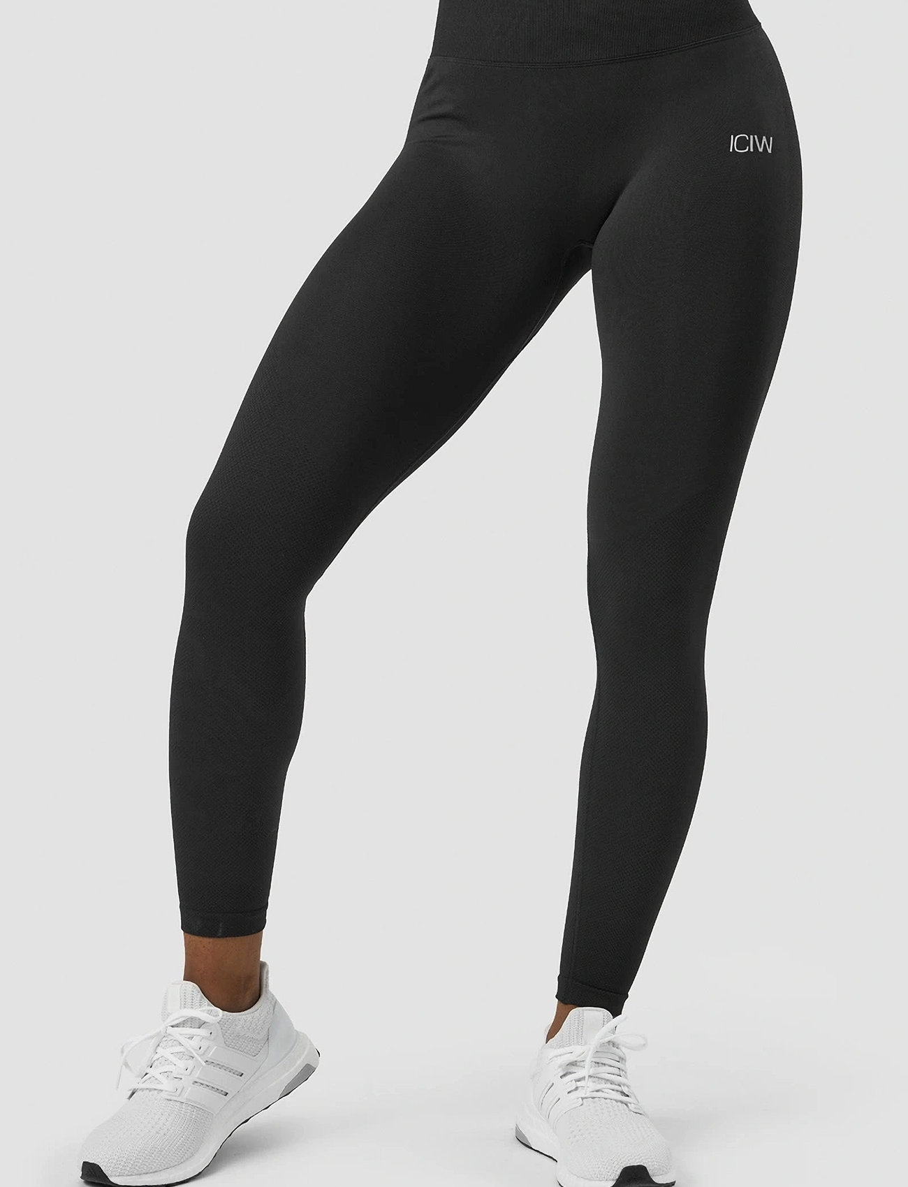 ICANIWILL Define Seamless Scrunch Tights, S, Black, Sport Tights > Sport Seamless Tights, Dame