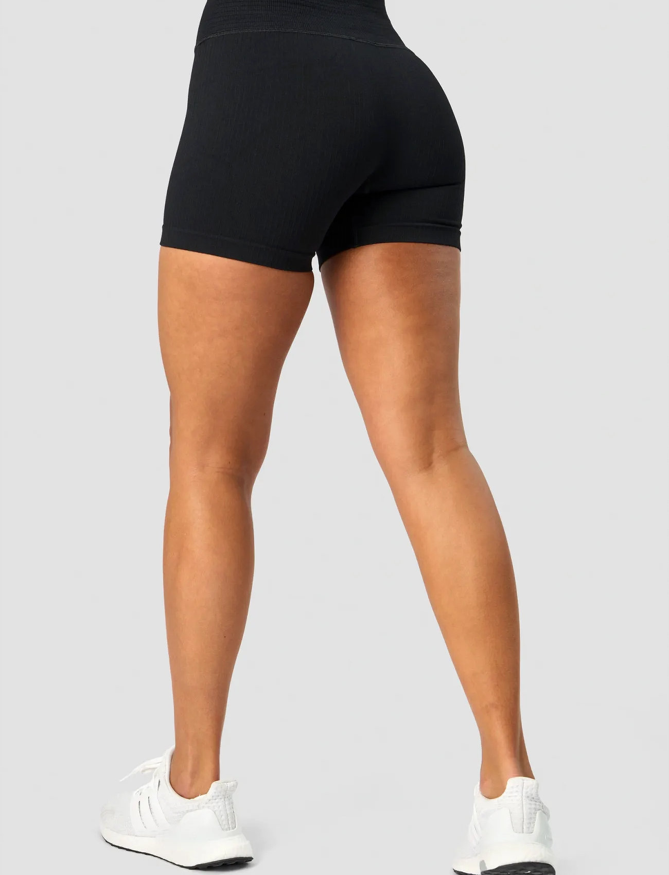 ICANIWILL Ribbed Define Seamless Pocket Shorts-Lavender -Xl, M, Black, Sport Shorts > Sport Cycling Shorts, Dame