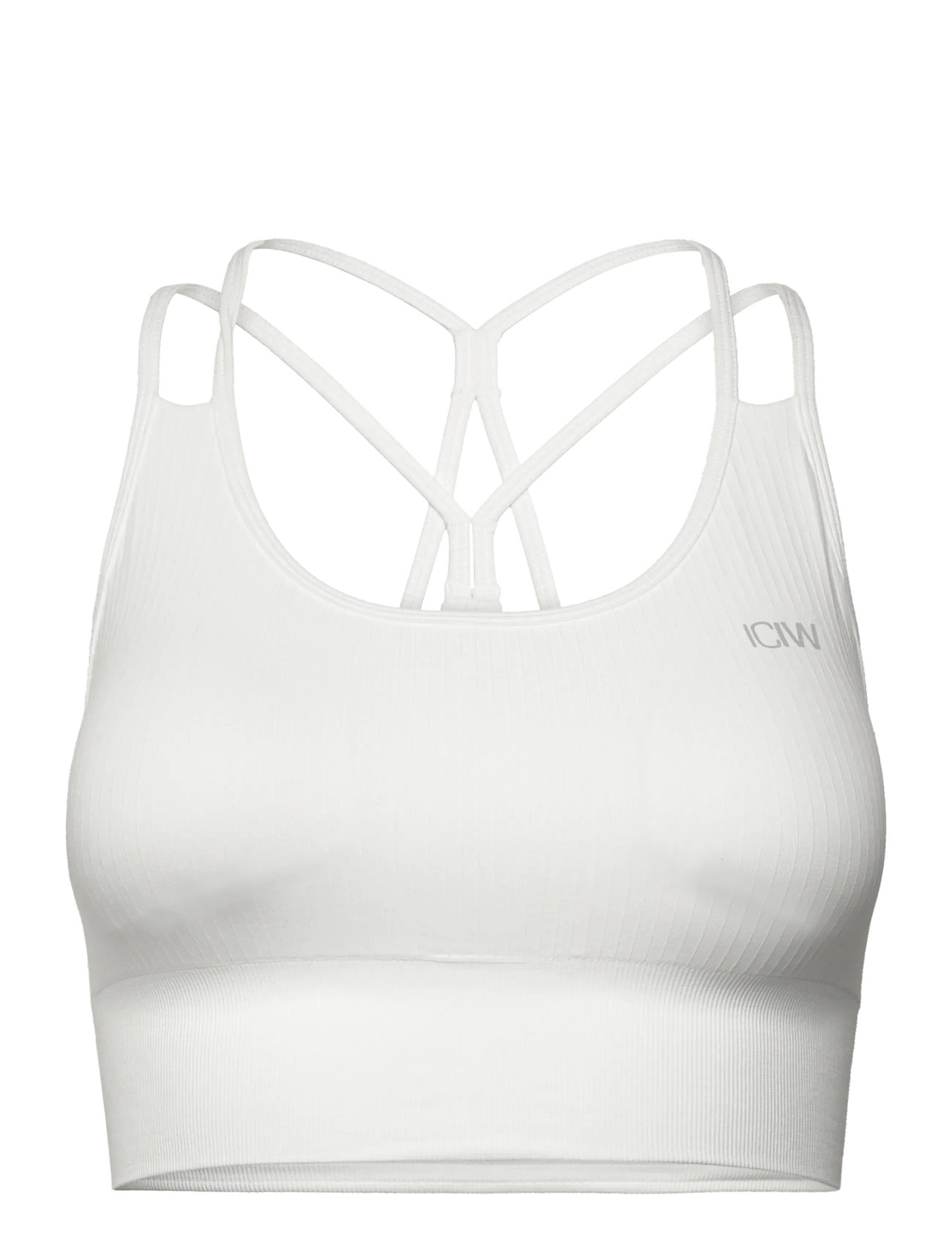 ICANIWILL Ribbed Define Seamless Sport BH Weiß - M - Damen