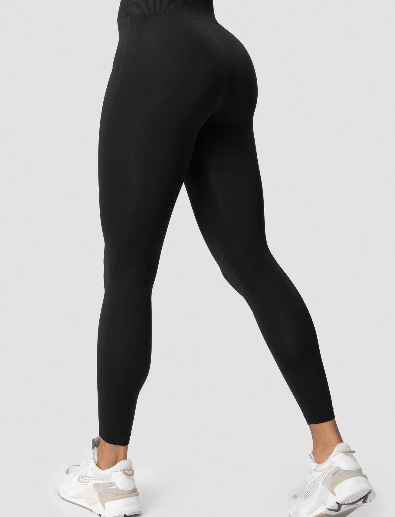 ICANIWILL Define Seamless Tights, S, Black, Sport Tights > Sport Seamless Tights, Dame