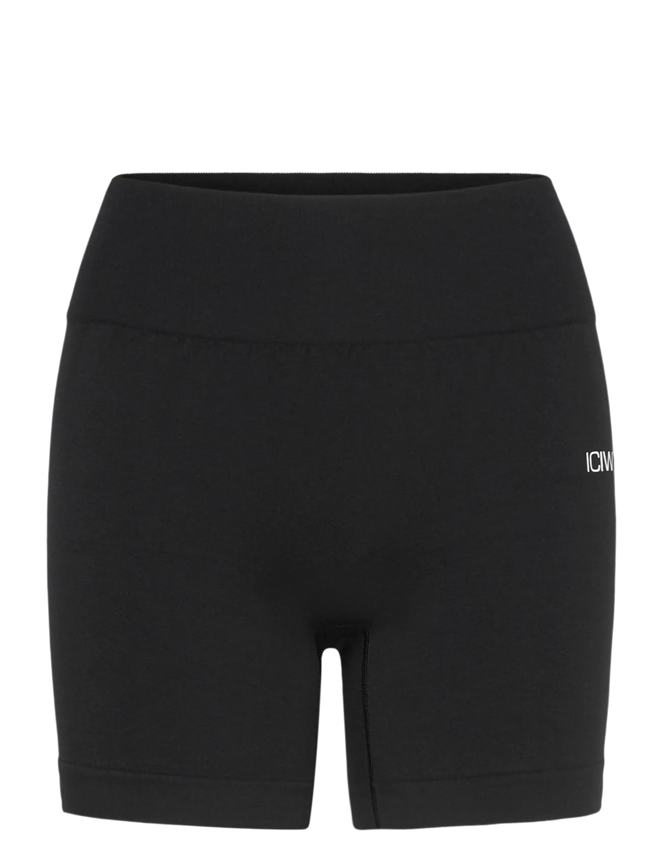 ICANIWILL Smooth Seamless Midi Shorts W Schwarz - M - Damen
