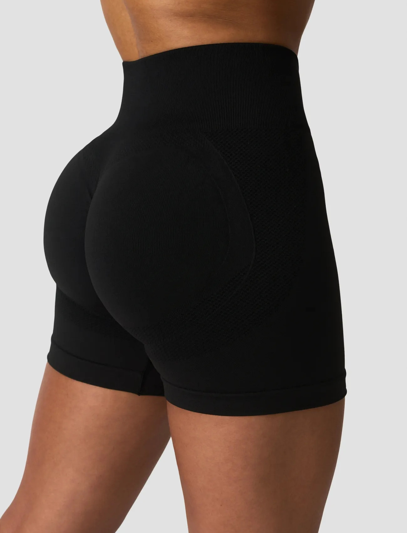 ICANIWILL Sculpt Seamless Midi Shorts W, M, Black, Sportsbukser > Sportstræningsbukser, Dame
