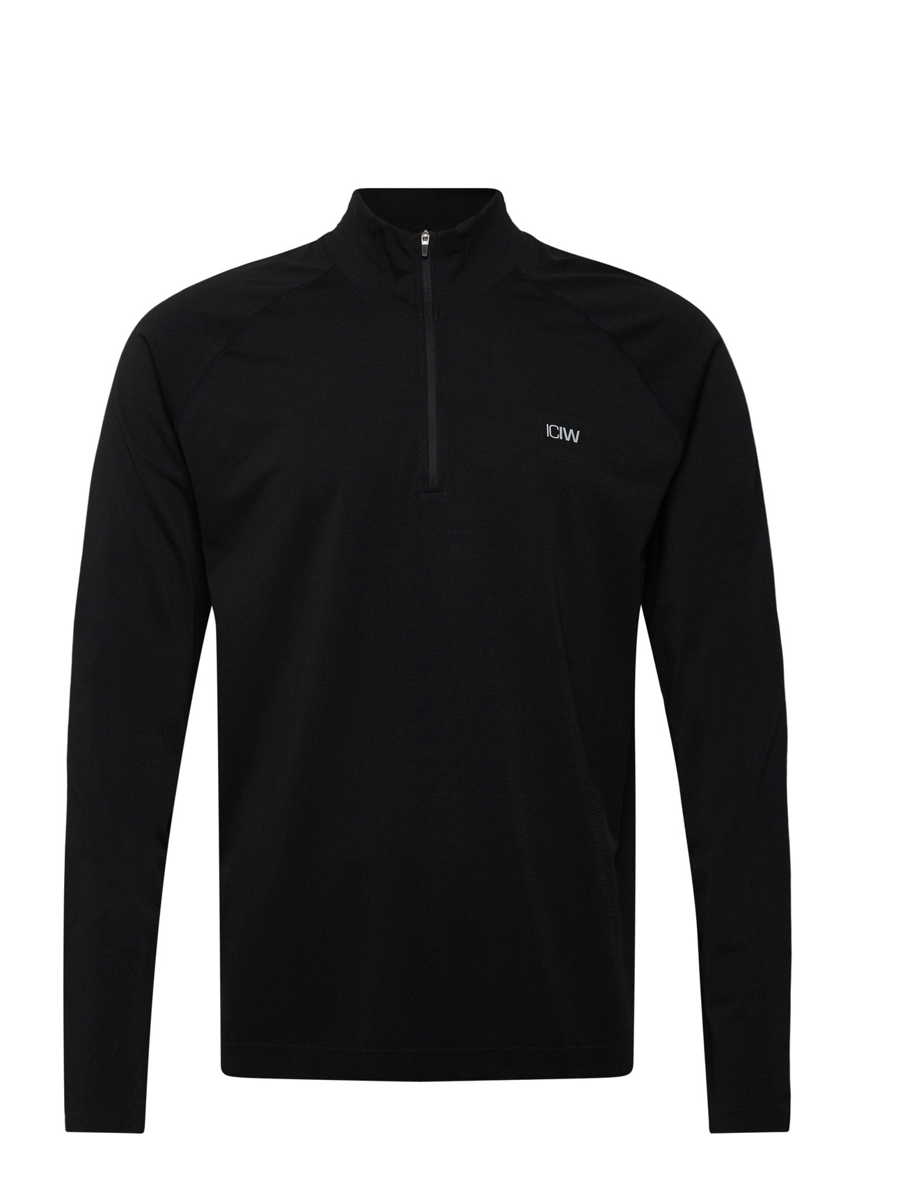 ICANIWILL Stride 1/4 Longsleeve M Schwarz - S - Herren