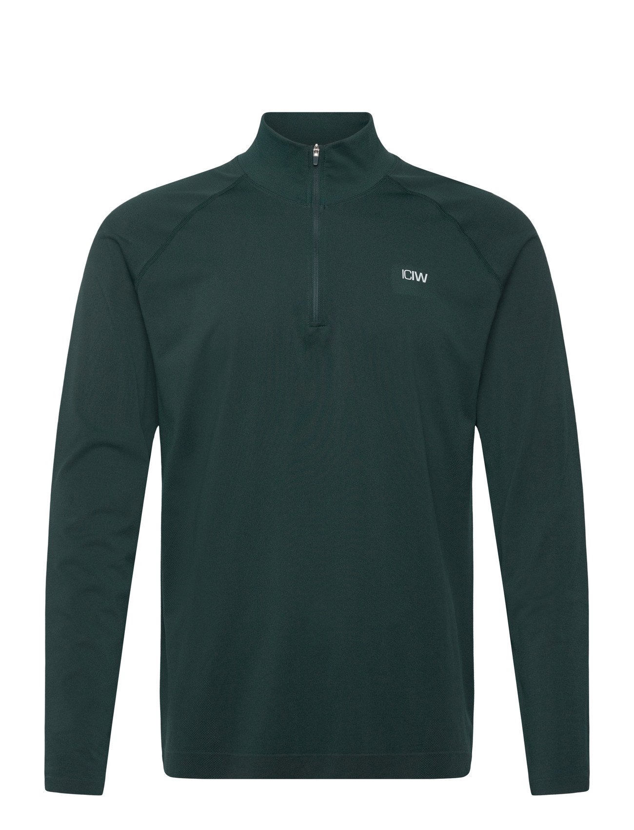 ICANIWILL Stride 1/4 Longsleeve M Grün - L - Herren