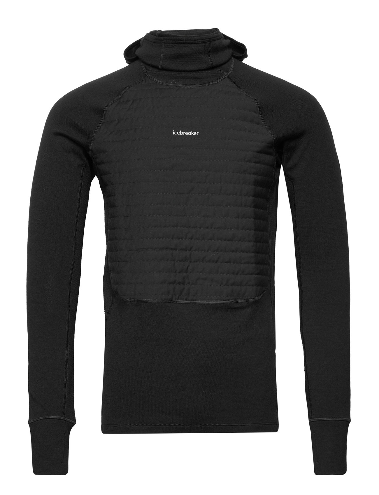 Men Z Knit™ Insulated Ls Hoodie Sweat-shirts & Hoodies Fleeces & Midlayers Svart Icebreaker
