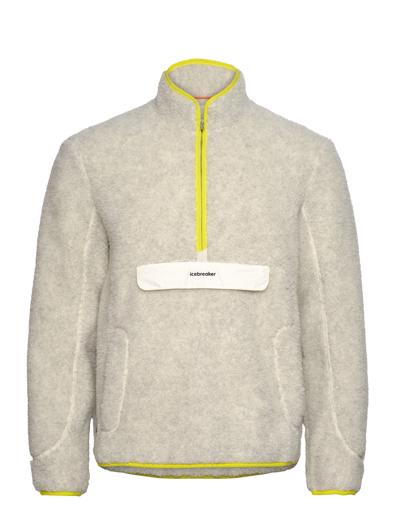 Icebreaker M Icl Realfleece High Pile Ls Half Zip Grå