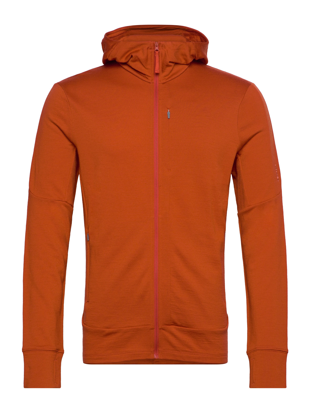 Icebreaker M Mer 260 Quantum Iv Ls Zip Hoodie Brun