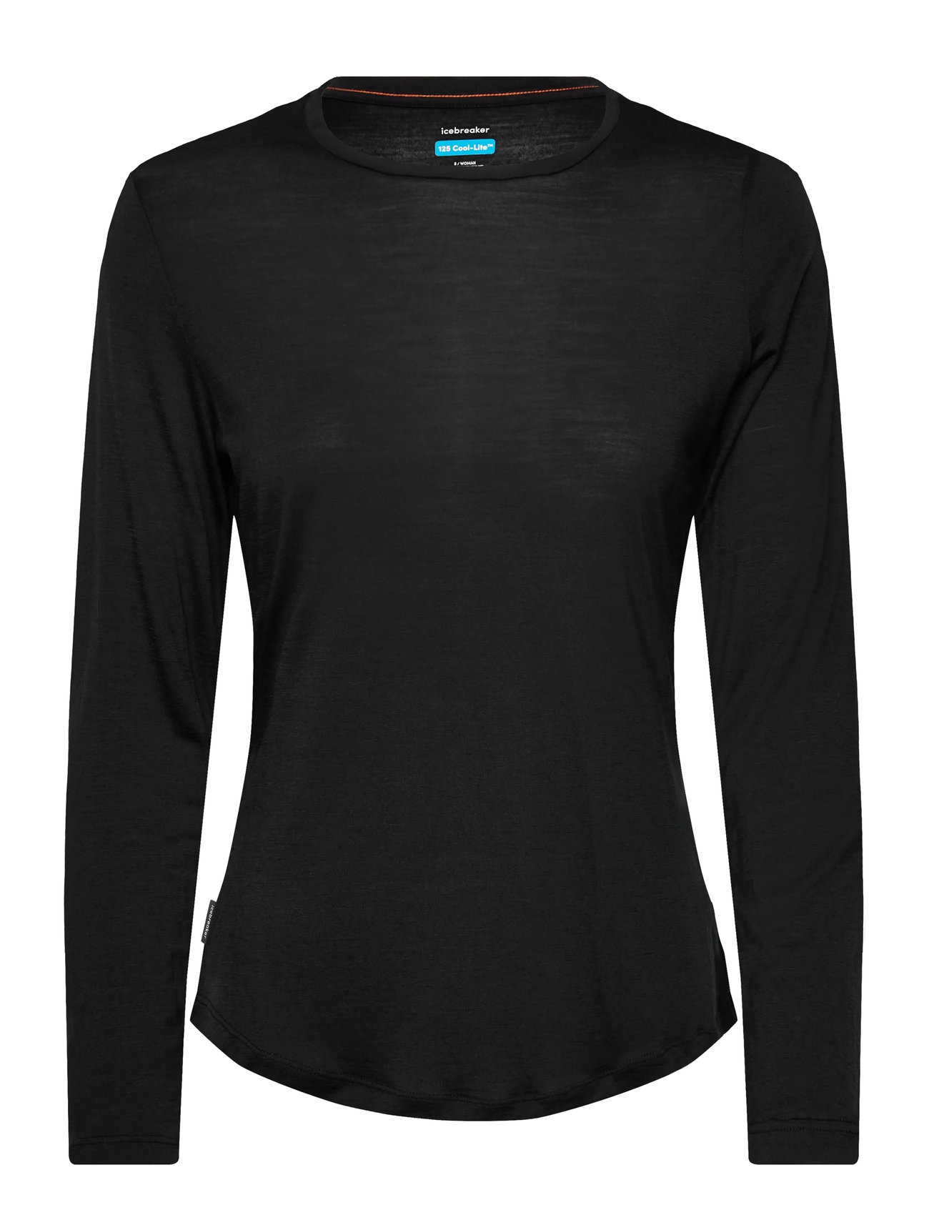 ICEBREAKER W Mer 125 Cool-Lite Sphere Iii Ls Tee Schwarz - S - Damen