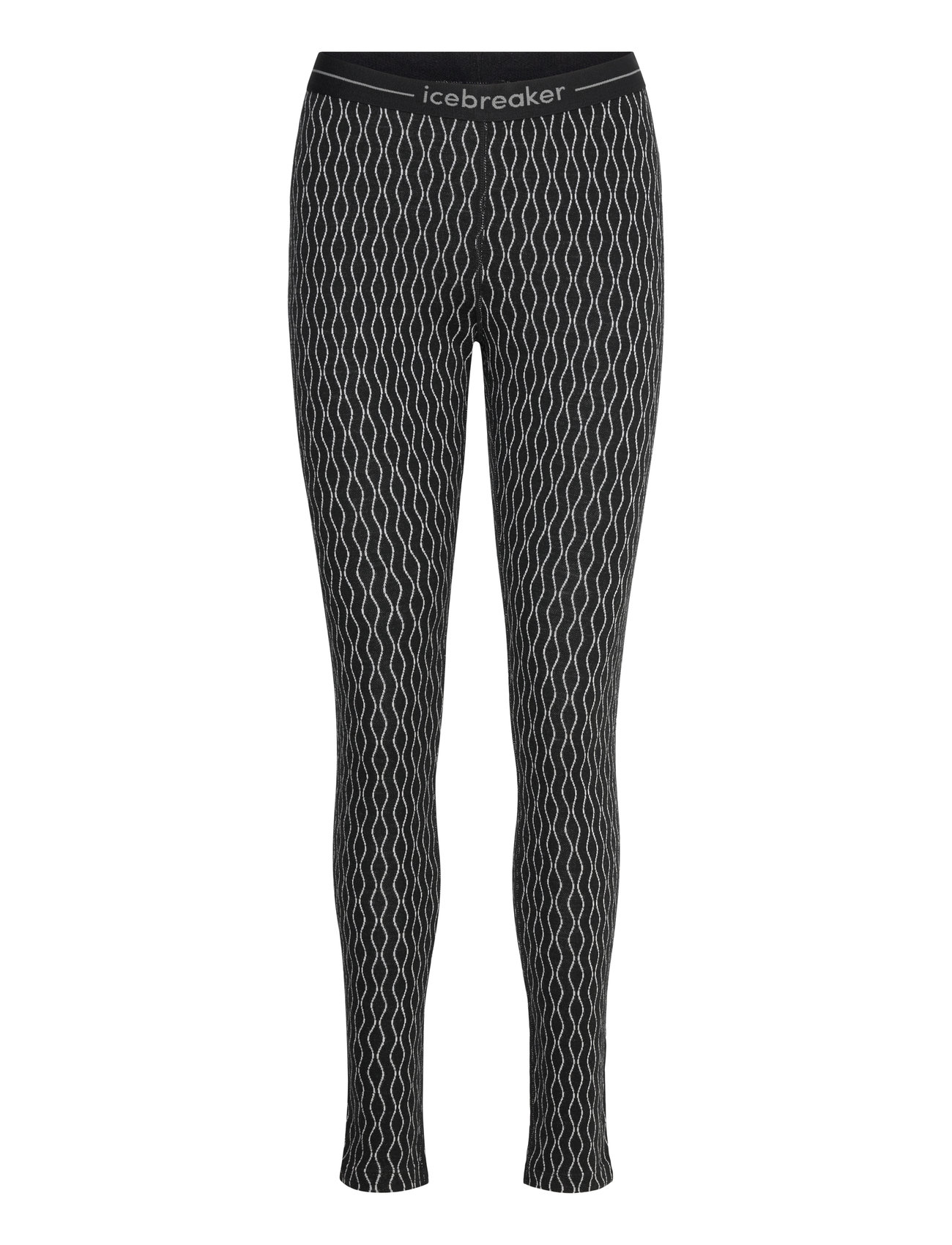 Icebreaker W Mer 260 Vertex Leggings On-Piste Svart