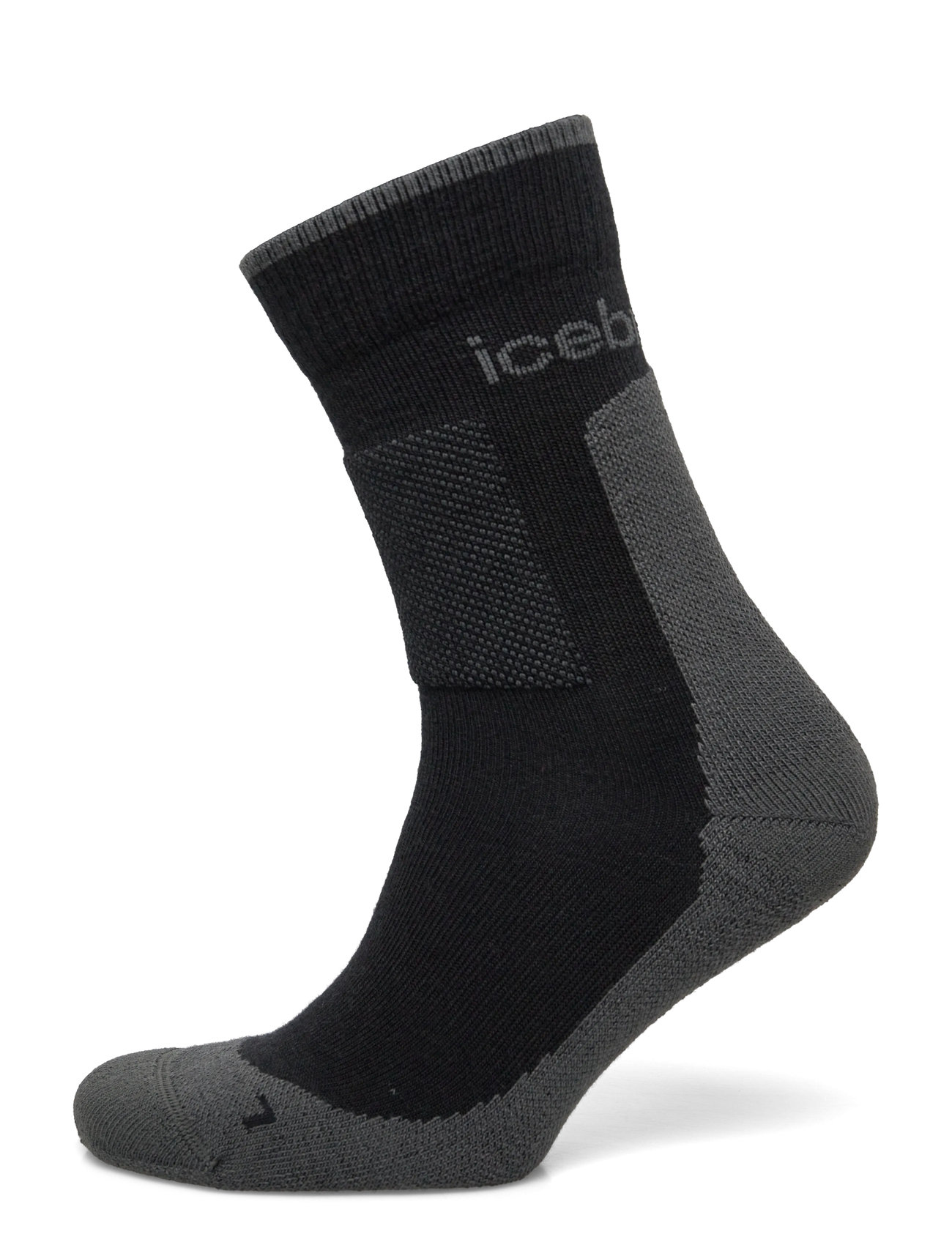 Icebreaker M Mer Hike+ Medium Crew, S, Black, Sport Clothing > Sport Socks, Herre