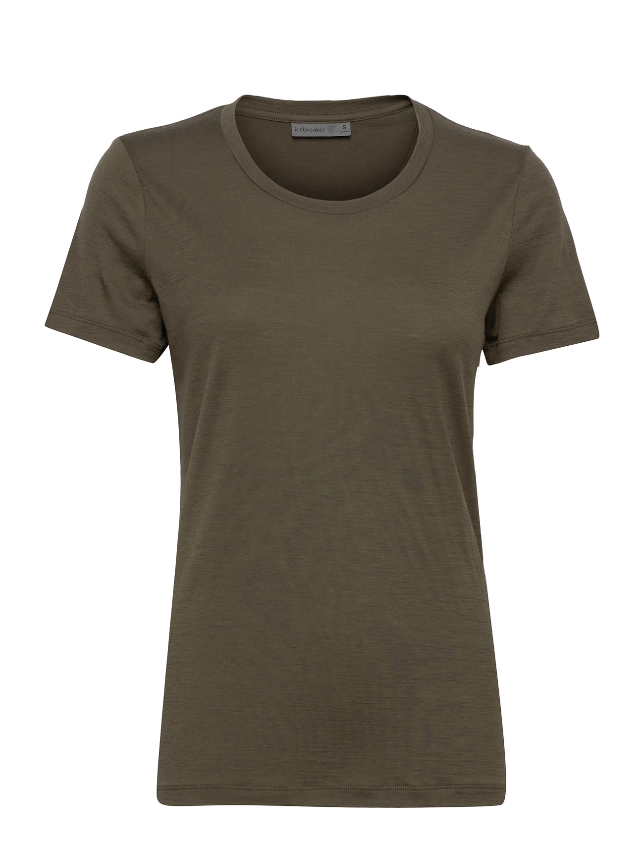 Women Tech Lite Ii Ss Tee T-shirts & Tops Short-sleeved Khaki Green Icebreaker