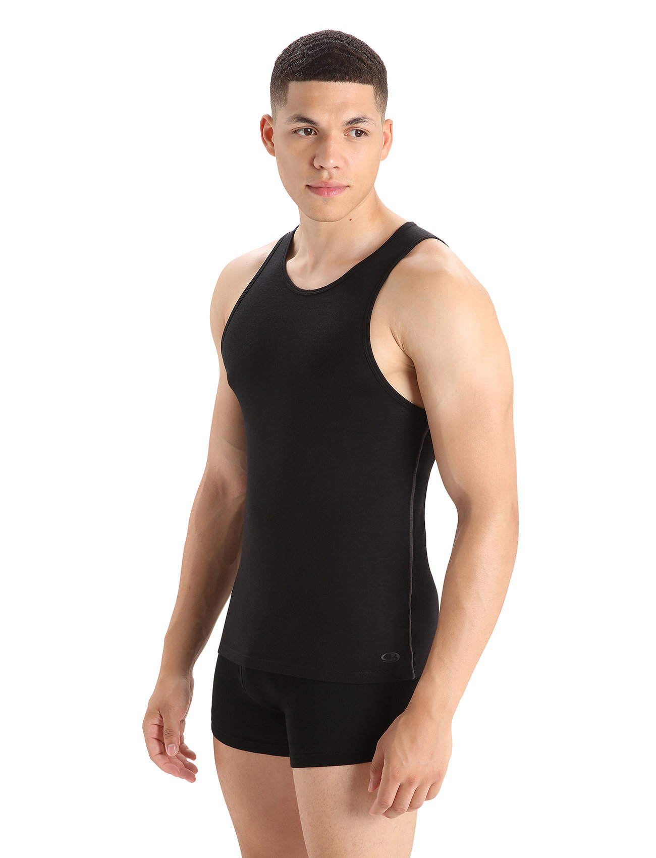 Icebreaker M Anatomica Tank, XL, Black, T-Shirts > Uden Ærmer, Herre