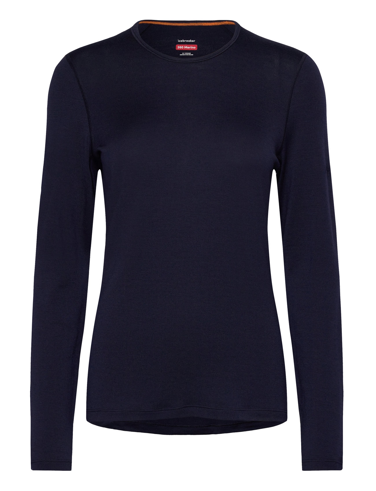 W 260 Tech Ls Crewe Sport Women Sport Clothing Sport Base Layers Sport Base Layer Tops Navy Icebreaker