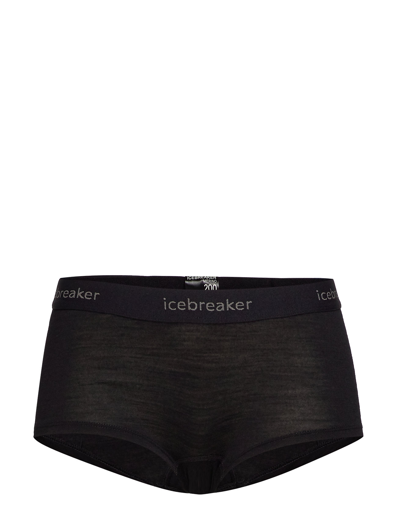 Icebreaker Women Merino 200 Oasis Boy Shorts Svart