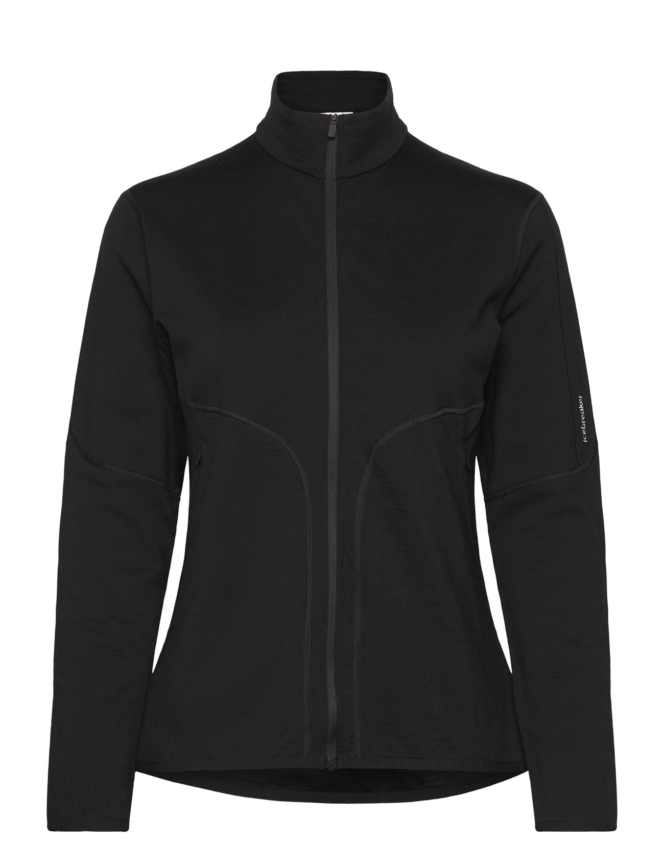 Icebreaker Women Merino 560 Realfleece™ Elemental Ls Zip Svart