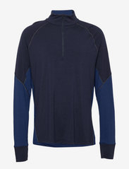 Men 260 Zone LS Half Zip - MIDNIGHT NAVY/ROYAL NAVY