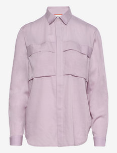 W Merino Natural Blend Overshirt - apģērbs - lilac