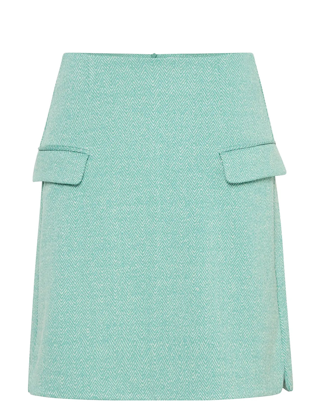 Ihkate Jacquard Sk5 Kort Skjørt Green ICHI