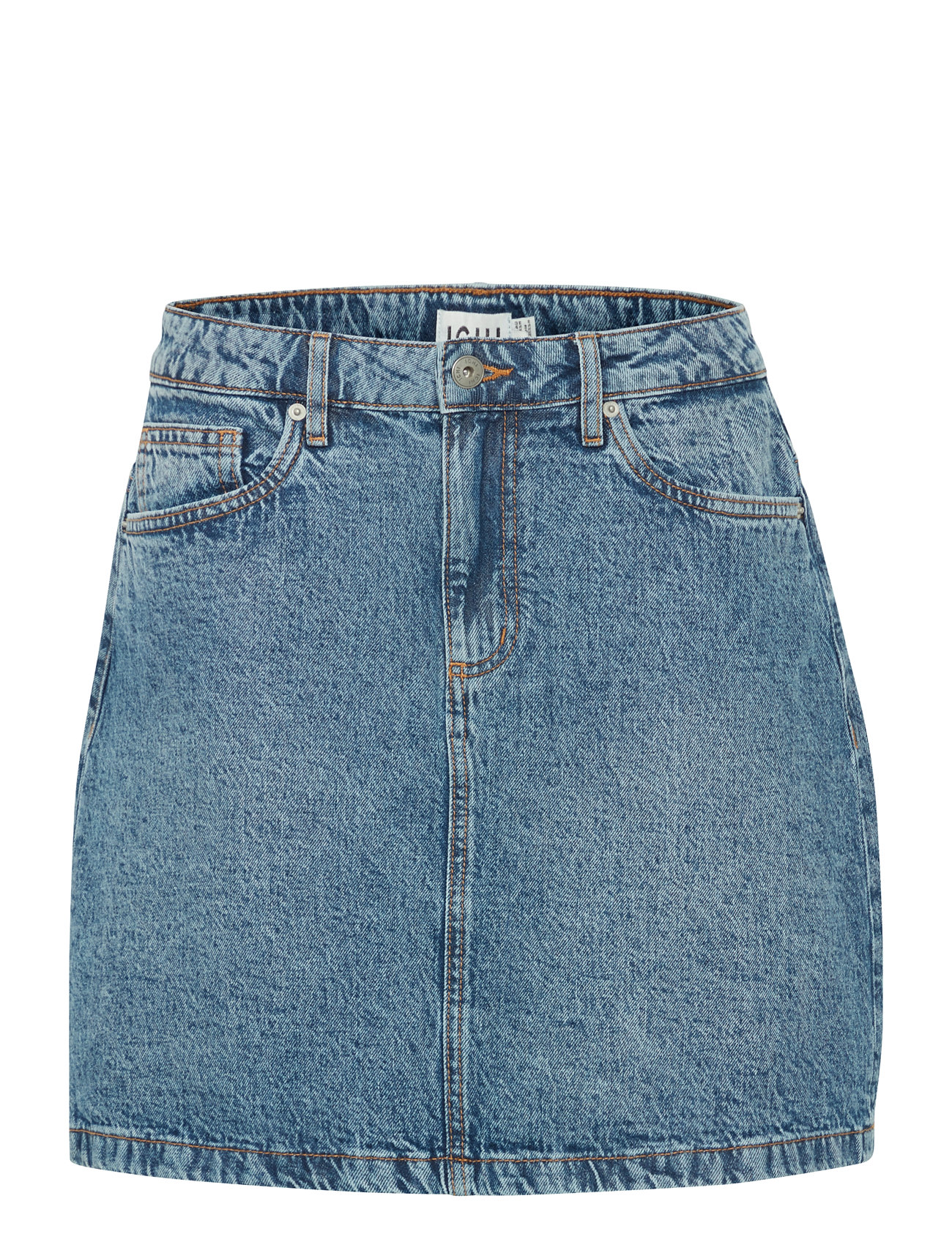 Ihaveny Sk Skirts Denim Skirts Blue ICHI