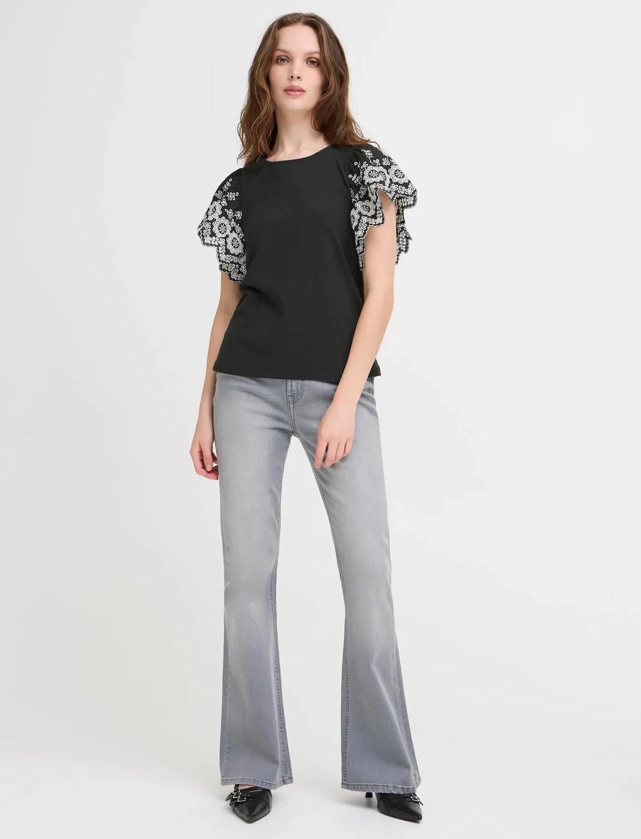 ICHI Ihmalui Ss, XS, Black, Bluser > Kortærmede, Dame