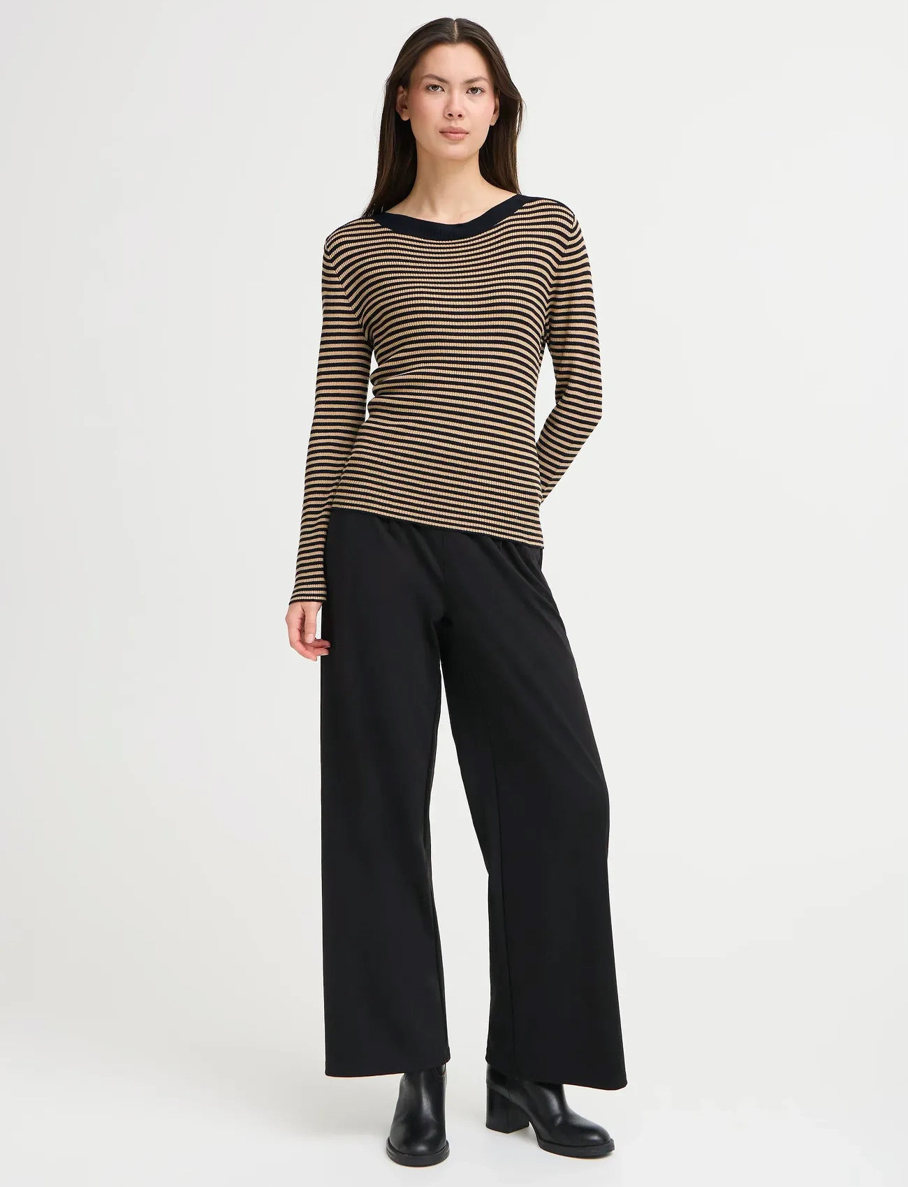 ICHI Ihmafa Ls20, XS, Multi/patterned, T-Shirts & Toppe > Langærmede, Dame