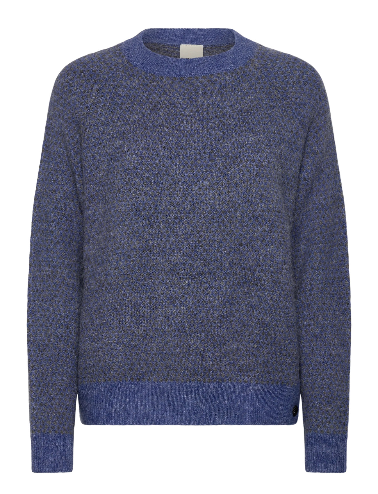 ICHI Ihkamara Ls20, M, Blue, Strik > Trøjer, Dame