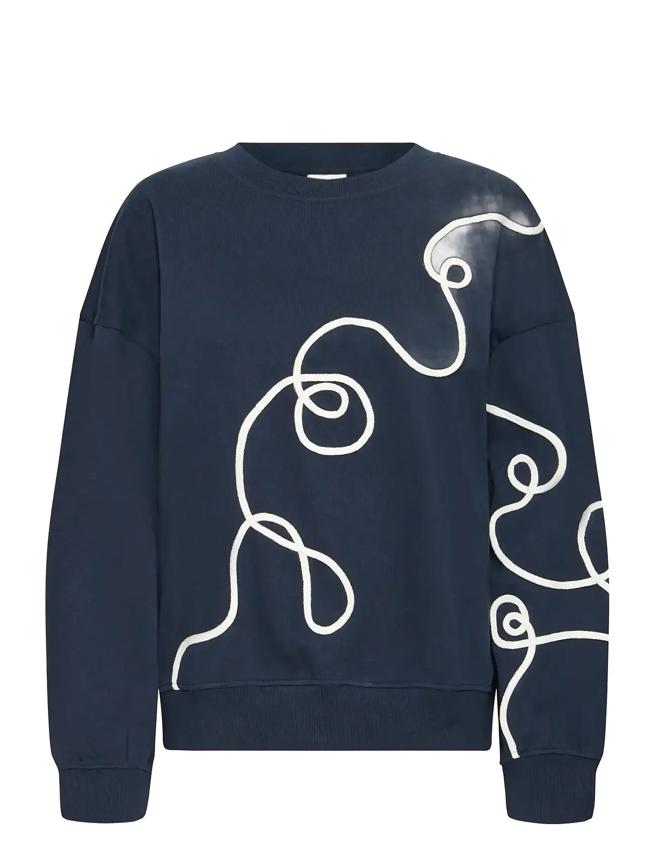 ICHI Ihkasura Sw2, S, Navy, Sweatshirts & Hættetrøjer > Sweatshirts, Dame