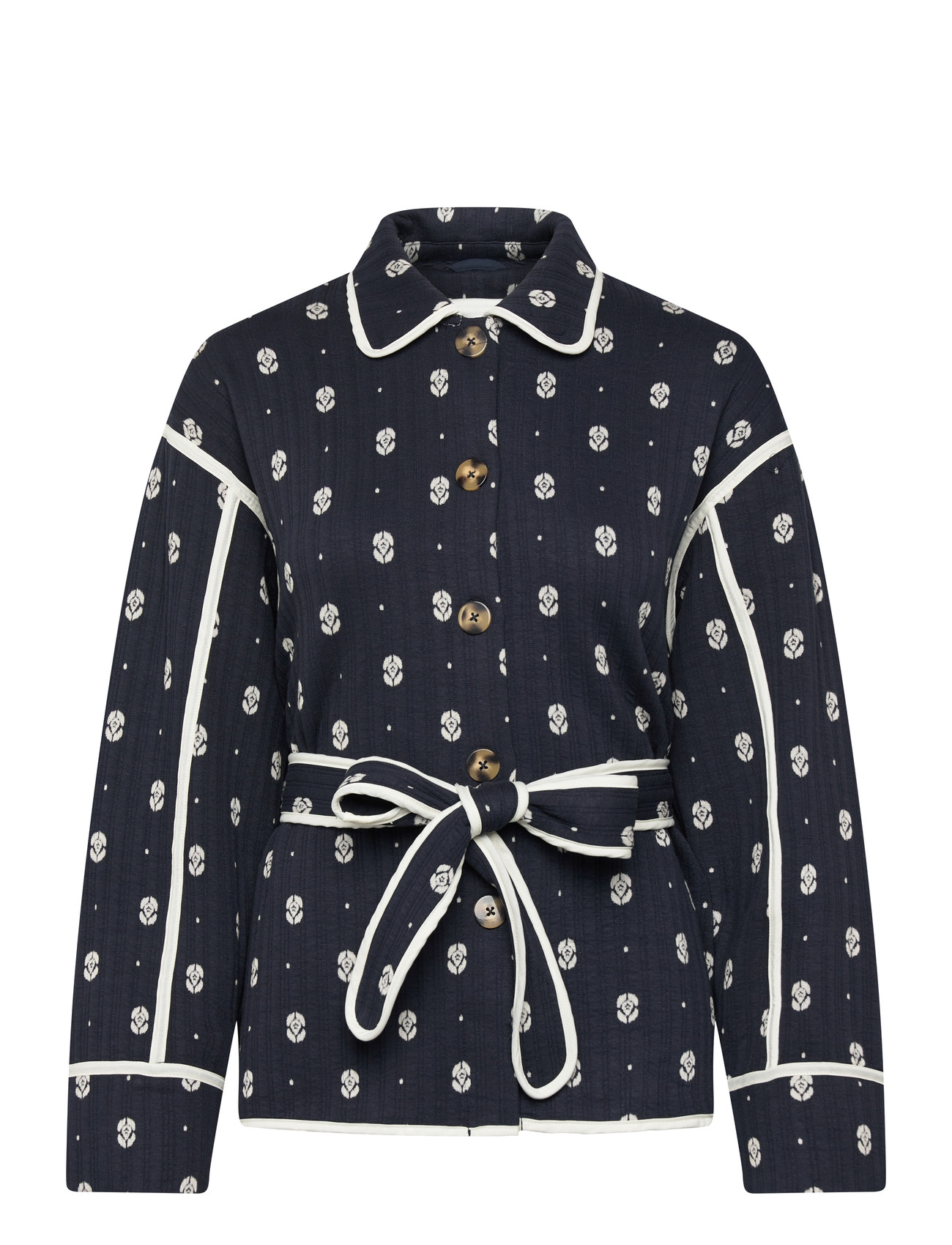 ICHI Ihkate Quilted Ja4, M, Navy, Jakker > Quiltede Jakker, Dame