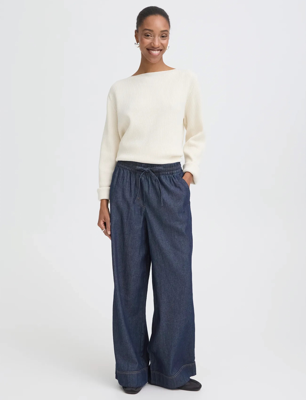 ICHI Iharcher Pa2, 34, Blue, Jeans > Vidde, Dame