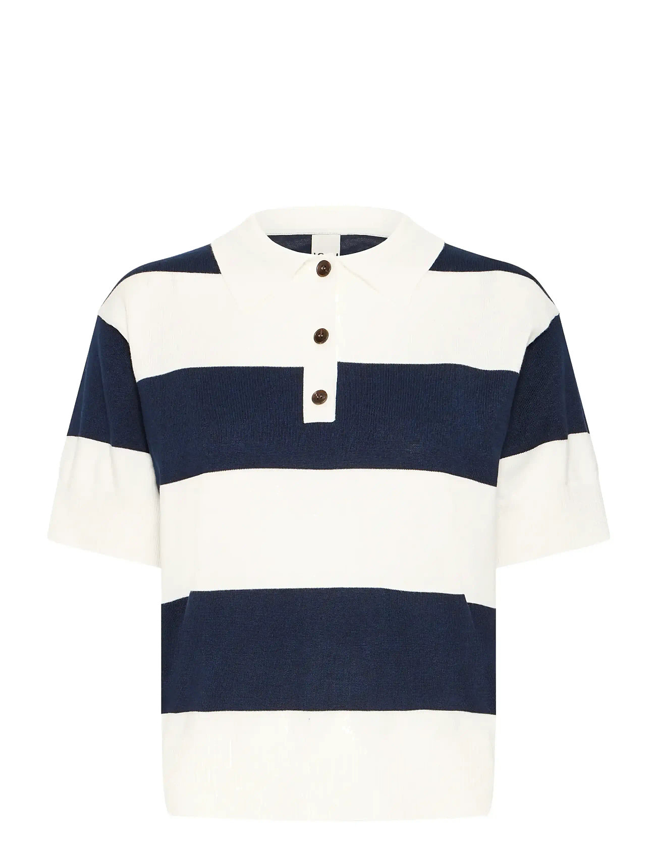 ICHI Ihluls Polo Ss Navy - XXL - Damen