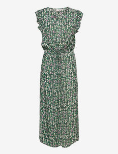 IHMARRAKECH AOP DR10 - midi dresses - multi color holly green