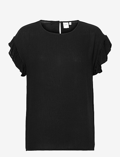 IHMARRAKECH SO SS4 - short-sleeved blouses - black