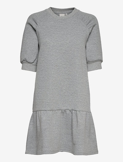 IHYUNA DR3 - t-shirt dresses - light grey melange