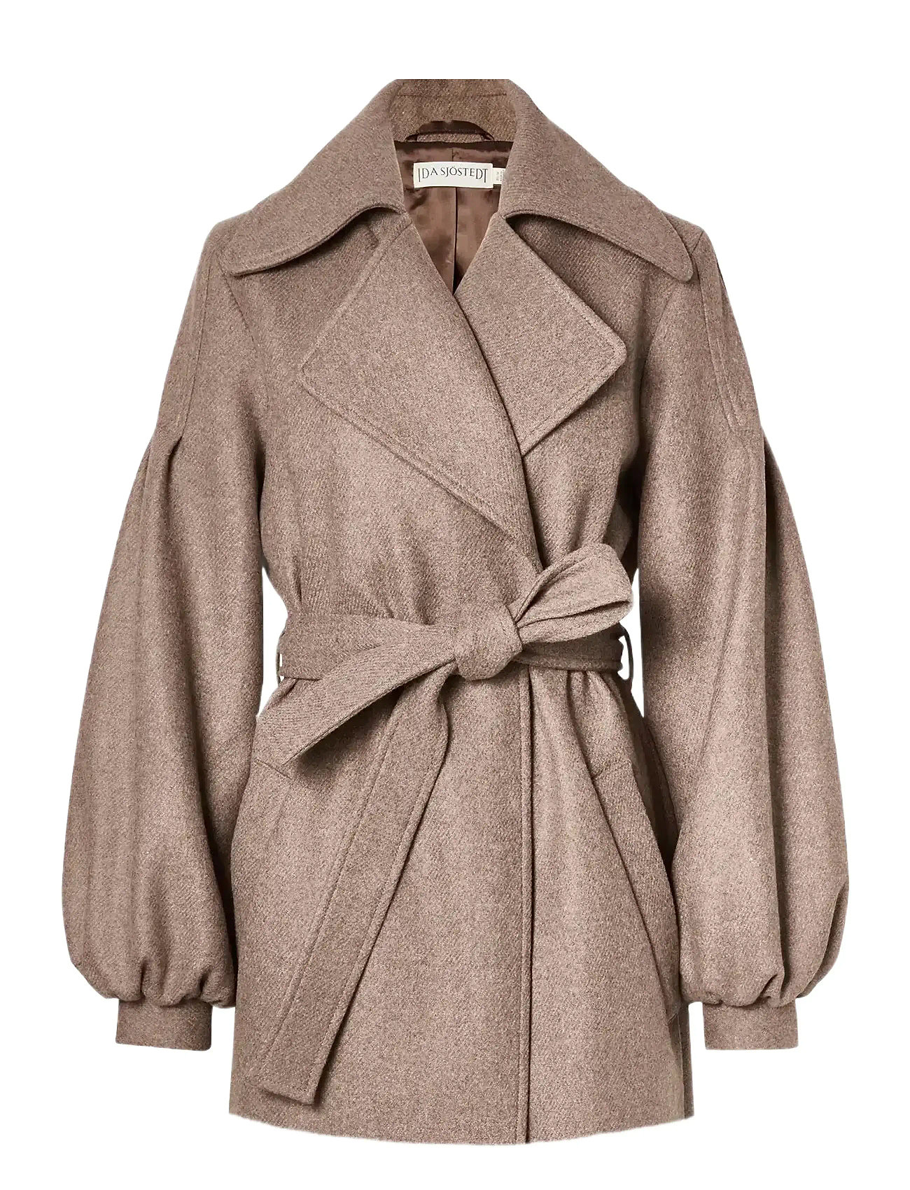 IDA SJÖSTEDT Vinnie Wolle Jacke Braun - 44 - Damen