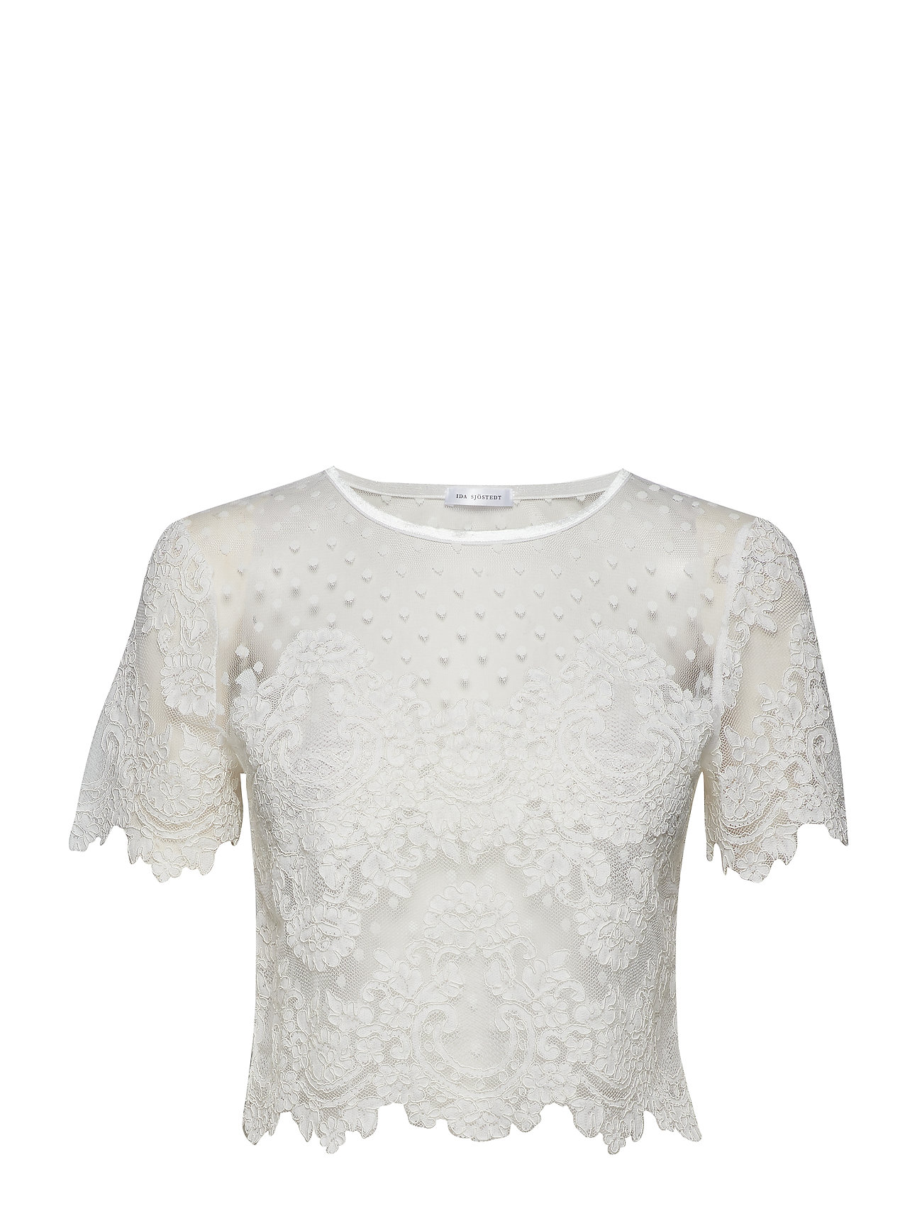 Jane Top Blouse Korte Mouwen Wit Ida Sjostedt ida sjostedt kopen in de aanbieding