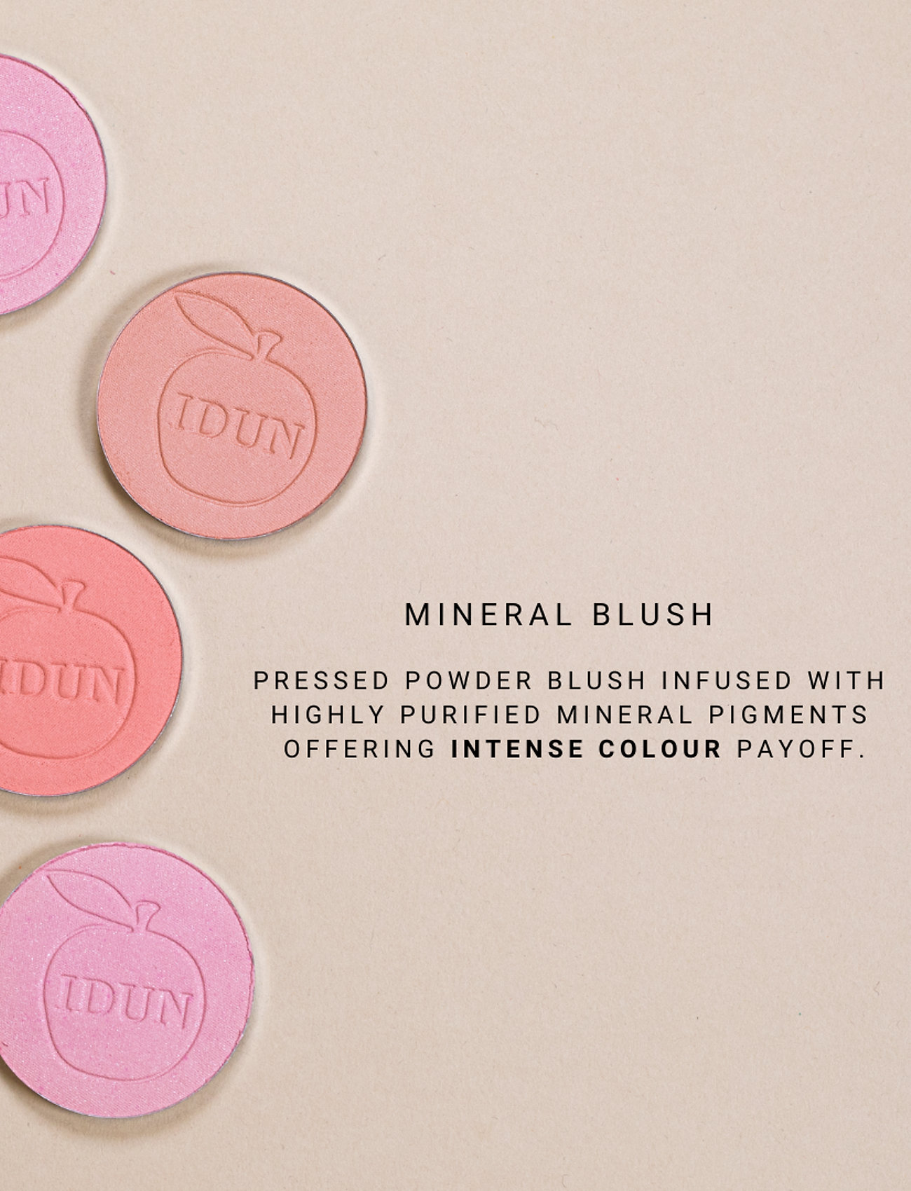 IDUN Minerals Mineral Blush Havtorn, 5.9G, Ansigt > Rouge, Dame