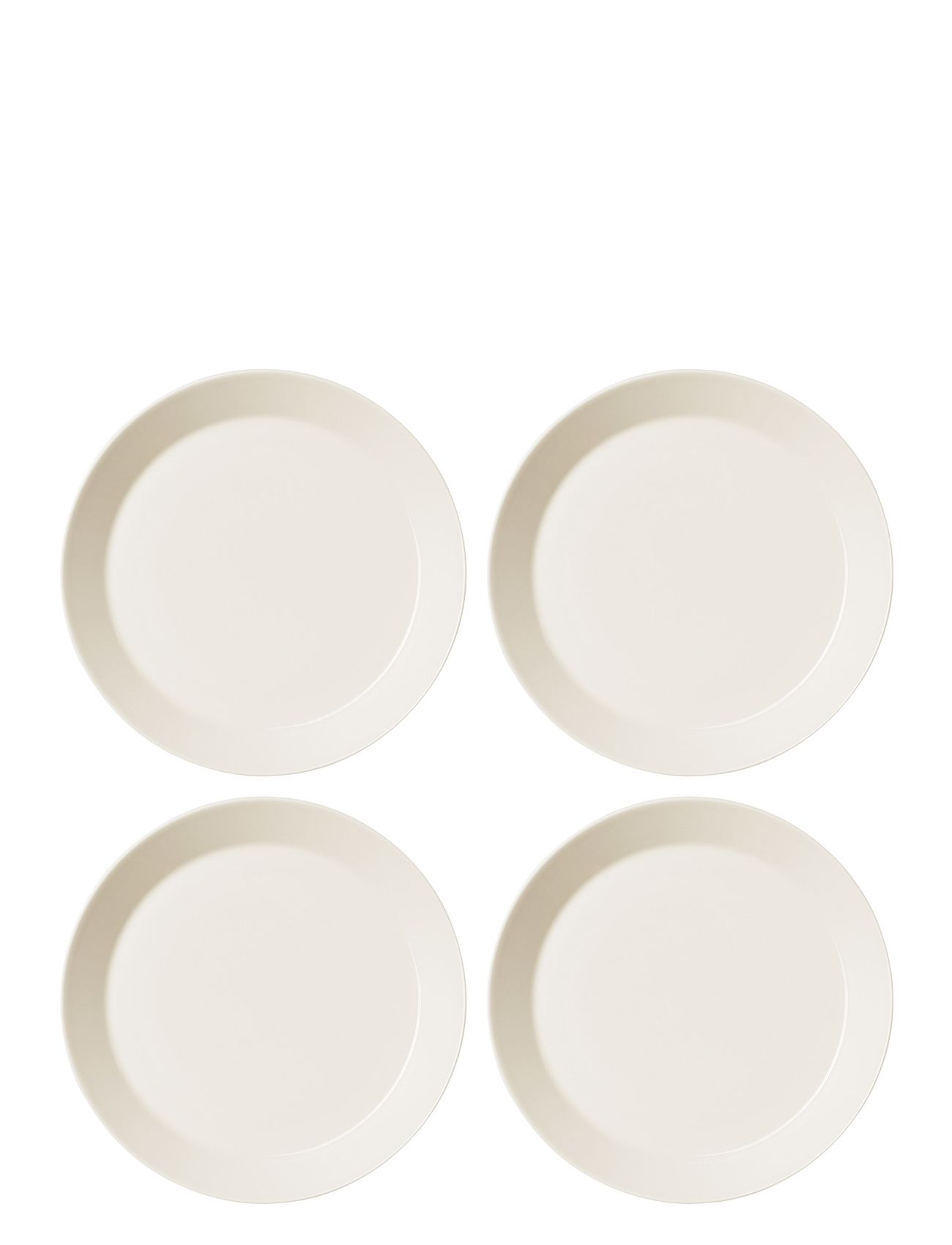 Iittala Teema Plate 26Cm White 4Pcs Kräm