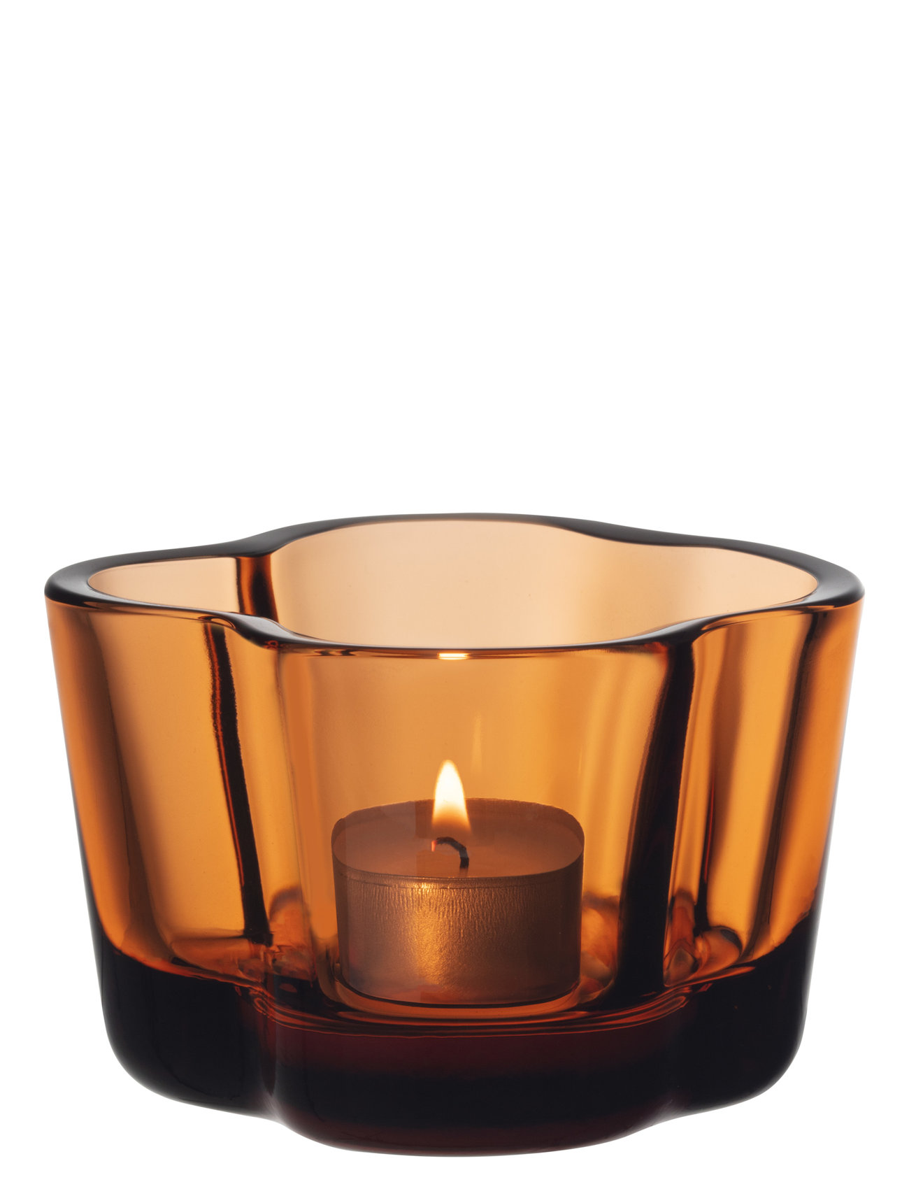 Aalto Tealight Candleholder 60Mm Orange Iittala